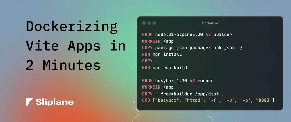 How to Dockerize Vite